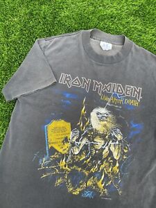 Vintage Iron Maiden Live After Death 1985 T-shirt 