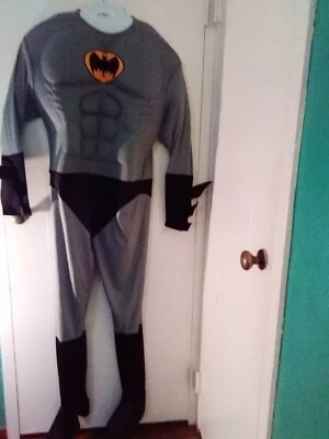 BATMAN COSTUME Shoulder to Feet 66" long Arm Length 24" Armpit to Armpit 22" - Image 1 of 4