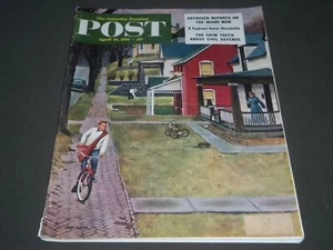 1951 APRIL 14 THE SATURDAY EVENING POST MAGAZINE - ILLUSTRATED COVER - SP 1863 - Picture 1 of 5