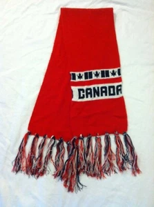 Wool Canada Winter Scarf 46" (118 cm) x 9 " (22 cm) - Picture 1 of 3
