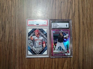 MLB card lot of 2 Graded cards! Both Pop 3! - Picture 1 of 7