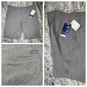 Cova Salty Hybrid Chino Boardshorts Herren 30 Tauchboote $ 65 Einzelhandel grau Farbe - Bild 1 von 8