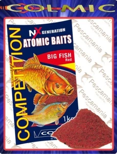 Colmic atomic baits nx generation Big Fish Red Amorce Kg 1 carpa poisson-chat - Photo 1/1