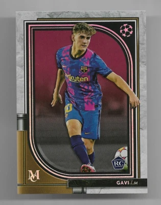 2021-22 Topps Champions League Museum Base Card : Gavi #65 - Image 1 of 2
