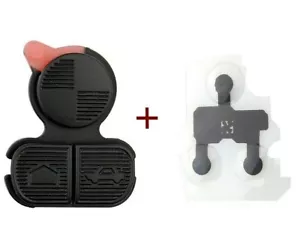 Almohadilla de goma e inserto de 3 botones para llavero BMW E36 E38 E39 E46 Z3 Z4 X3 X5 3 5 7 - Imagen 1 de 5