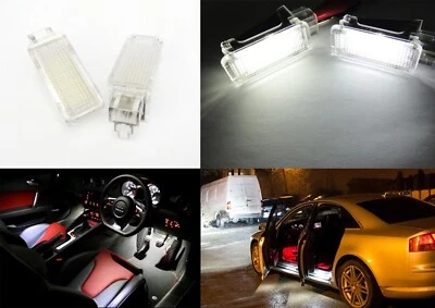 2 светодиодных светильника для багажника Audi A3 A4 S4 A5 A6 Q5 TT под дверью - Изображение 1 из 4