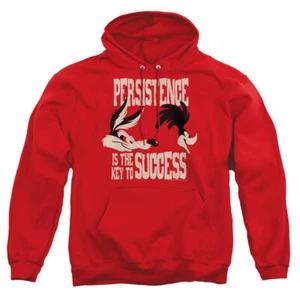 LOONEY TUNES PERSISTENCE Licensed Adult Hooded Sweatshirt Hoodie SM-3XL - Picture 1 of 2