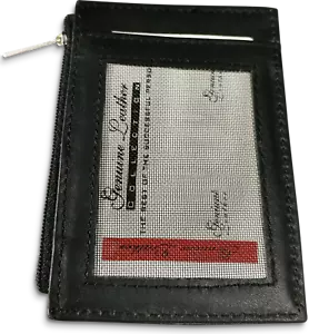 Elegante billetera de cuero genuino - Imagen 1 de 5