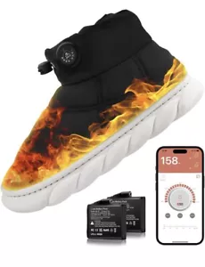 USB Heated Slippers Electric Plug in Heated Foot Warmer Slippers Size 11.5 - Picture 1 of 7