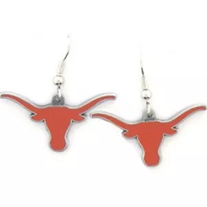 Texas Longhorns Dangle Earrings - Picture 1 of 1