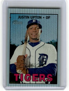 2016 Topps Heritage Chrome Refractor #THC-532 Justin Upton SN567 - Picture 1 of 1