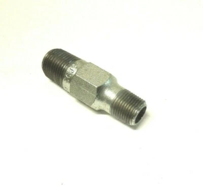1/2" X 3/8" Male NPT (XH) Concentric Swage Nipple Zinc Plated WPB SWG1050321 - Image 1 of 4