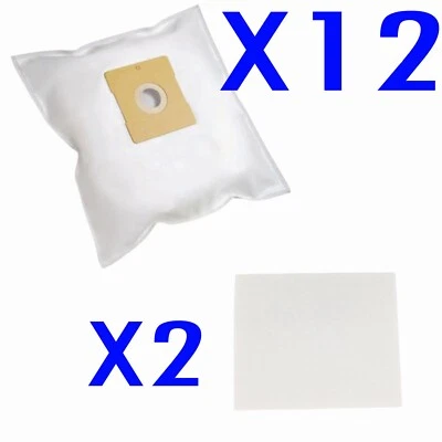 12pcs Bag For HOOVER BAGS FOR MODE 5000PH 9001PH Action Pets H452 VACUUM CLEANER - image 1 of 4