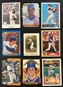 LOTTO CARTE BASEBALL RYNE SANDBERG - 115 CARTE! - Foto 1 di 3