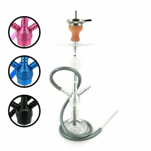 Shisha Set Komplett LAZIZA LAC111 Shisha | Hookah |Silber, Blau, Pink