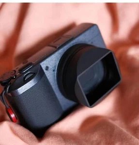 Coprilenti Quadrati Metallo Adattatore Copertura Anello Colorato Per Ricoh GR3 GR3X - Foto 1 di 19