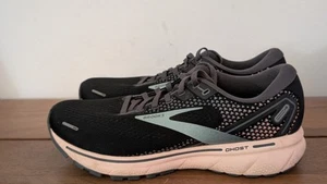 Brooks Ghost 14 Running Shoes Women’s Size 9.5 Black Sneakers - Picture 1 of 6