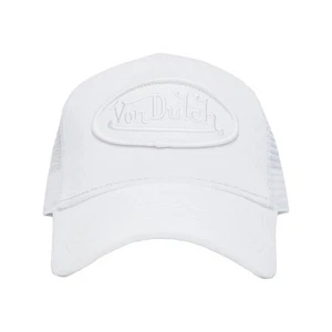 Von Dutch Truckermütze dreifach weiß Samt - Bild 1 von 5