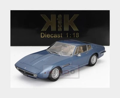 1:18 KK SCALE Maserati Ghibli Coupe Blue Metallic 1969 KKDC181271 - Immagine 1 di 2