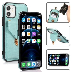 Women Crossbody Strap Leather Wallet Case For iPhone 16 15 14 13 12 11Pro Max XR - Picture 1 of 15