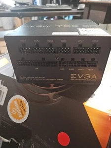 EVGA SuperNOVA 750 GA 80 Plus Gold 750W entièrement modulaire - CÂBLES MANQUANTS - Photo 1/4