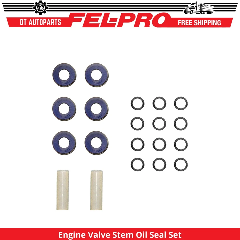 Juego de juntas de aceite de vástago de válvula de motor para Chevrolet P20 85-89 admisión y escape FelPro Foto 1 de 1