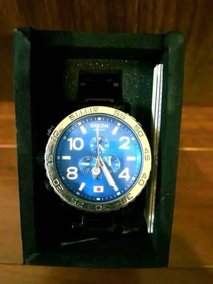 Nixon 51-30 CHRONO Blue Black MURASAKI SPORTS 40th Anniversary Limited W/Box - Image 1 of 4