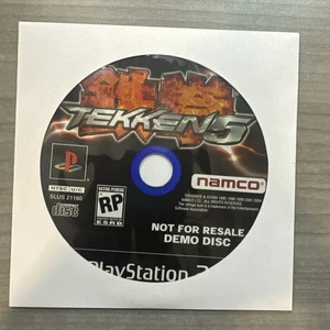 Tekken 5 Not For Resale Demo Disc Sony PlayStation 2 Nur Disc Gereinigt - Bild 1 von 1
