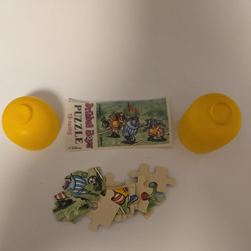 Üei Puzzle Dribbel boys 1990 oben links mit BPZ nicht gebaut-RAR - Bild 1 von 1