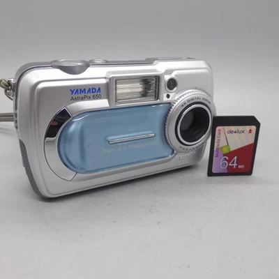 Yamada AstraPix 650 6.6MP Compact Digital Camera Silver Tested - Image 1 of 4