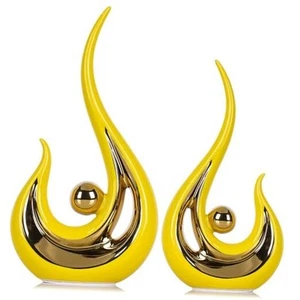 Modern Abstract Art Home Decor Accent, Contemporary Statues Coffee Table - Picture 1 of 7