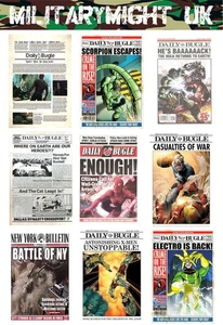 1/6 SCALE 12"  FIGURES NEWSPAPERS FOR THE MARVEL CINEMATIC UNIVERSE DIORAMA - Picture 1 of 1