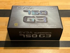 EVGA 220-G3-0750-X1 Supernova G3 750W Fully Modular Power Supply - Afbeelding 1 van 14