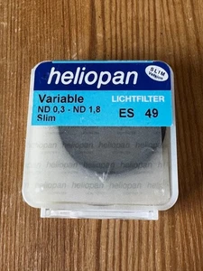 Heliopan 49mm Variable ND Filter 1-6 Stops Used No Box - Picture 1 of 3