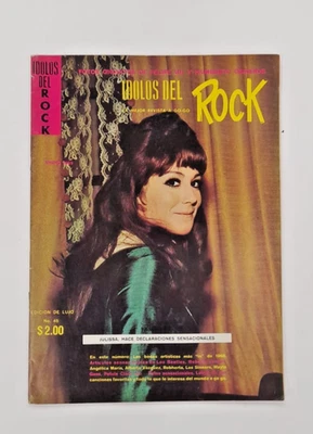 IDOLOS DEL ROCK MEXICAN MAGAZINE, No.45 JANUARY 1969, JULISSA ON COVER/ BEATLES - Image 1 of 4