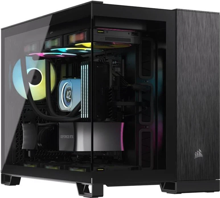 Corsair CC-9011287-WW computer case Midi Tower Alluminio Nero (CORSAIR Geh mATX - Immagine 1 di 1