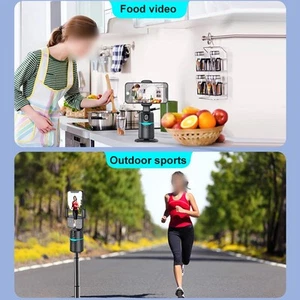 Support Smartphone avec Reconnaissance Gestuelle et Suivi Auto Visage 360 Degré - Photo 1 sur 13