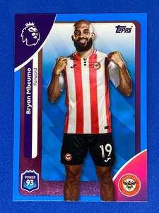 Tarjeta coleccionable de fútbol americano Bryan Mbeumo Topps 2026 Premier League azul paralelo - Imagen 1 de 1