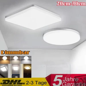 LED Deckenlampe IP65 Deckenleuchte Panel Schlafzimmer Bad wohnzimmer Flur lampe - Bild 1 von 43