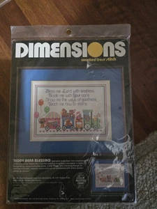 NEU Dimensions Counted Cross Stitch TEDDY BEARS TRAIN 3592  - Bild 1 von 1