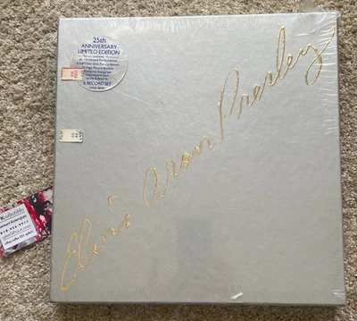 Elvis Aron Presley Silver Box 1980 US RCA Original Vinyl 8LP FACTORY SEALED Hype - Image 1 of 4