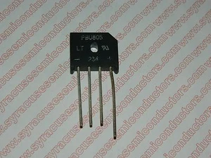 RECTIFICADOR PUENTE PBU805 / Diodos, Inc. 8.0A - Imagen 1 de 2