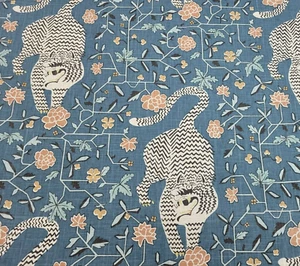 Theodore in Orion BTY Richloom 55% Linen / 45% Rayon 54" Wide Tiger - Picture 1 of 2