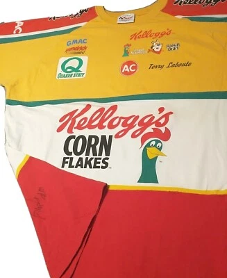 Camisa NASCAR 1996 #5 Terry Labonte Kellogg Race Team Doble Cara De Colección Foto 1 de 4