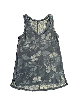 Lululemon Racerback Tank Top Shirt Running Yoga Singlet Green Cotton Women's 4 - Image 1 of 4