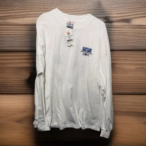 Camicia LS bianca vintage 2002 Salt Lake City inverno giochi olimpici ufficiali 2XL nuova con etichette - Foto 1 di 3