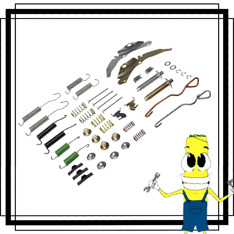 Kit de resorte de hardware de tambor de freno premium para GMC K1500 1979-1999 con batería de 11 pulgadas Foto 1 de 1