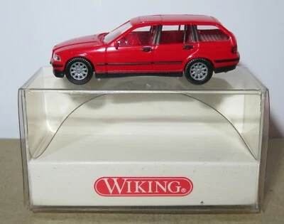 Micro WIKING Ho 1/87 BMW Serie 3 Touring Rosso IN Box #1990221 - Immagine 1 di 4