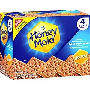 Nabisco Honey Maid Graham Crackers, Honey 4-14.4oz - Picture 1 of 1