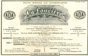 Publicité ancienne automobile La Foncière A D A 1929 issue de magazine - Foto 1 di 1
